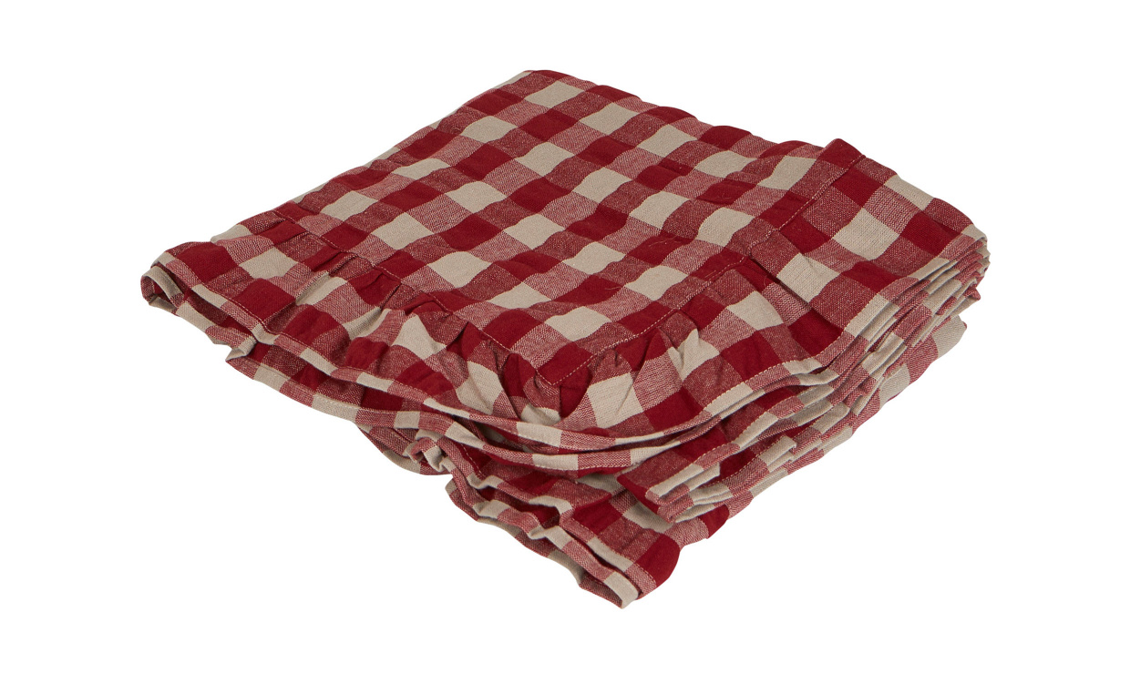 LILLI Duk 140x250 Rd i gruppen Kk / Kkstextil hos SoffaDirekt.se (250145-222-60)