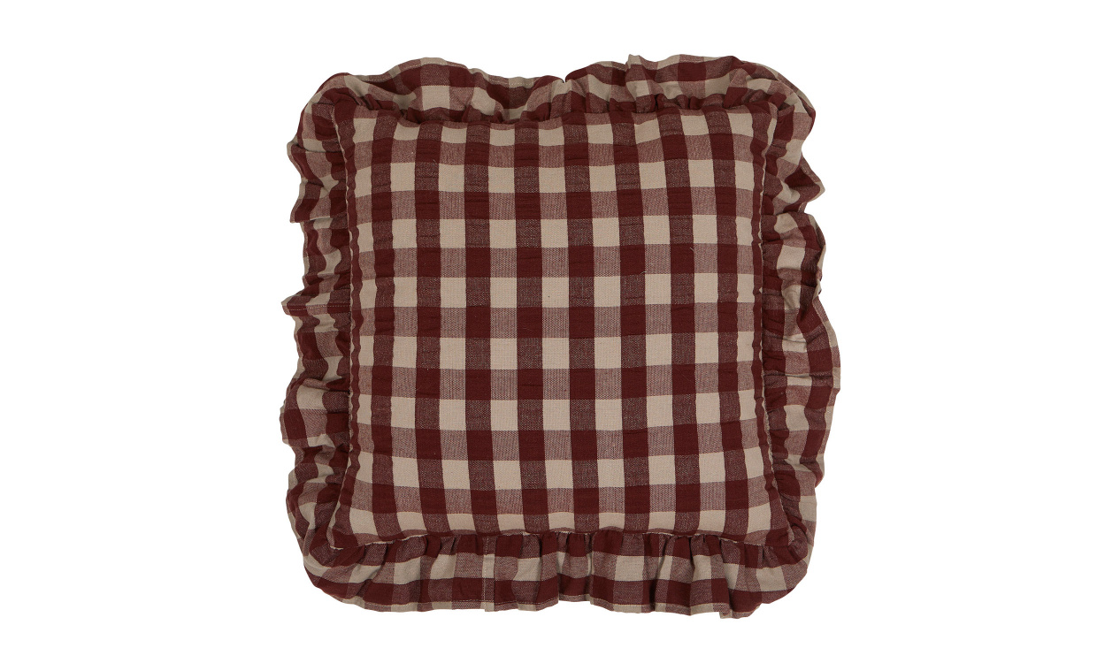 LILLI Kuddfodral 48x48 Vinrd i gruppen Mattor & Textil / Prydnadskuddar / Kuddfodral hos SoffaDirekt.se (250145-444-63)