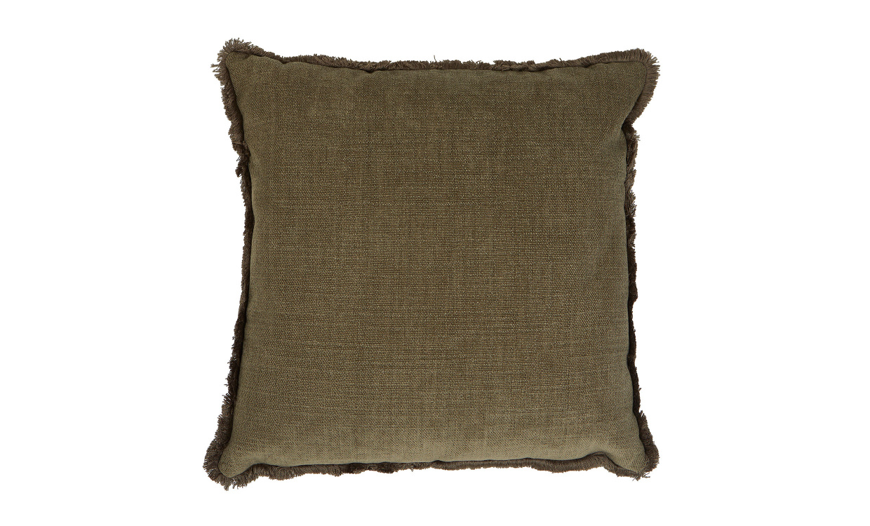 BENN Kuddfodral 45x45 Oliv i gruppen Mattor & Textil / Prydnadskuddar / Kuddfodral hos SoffaDirekt.se (250302-444-45)
