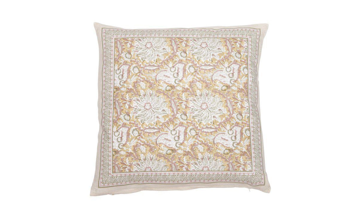 DINO Kuddfodral 48x48 Gul i gruppen Mattor & Textil / Prydnadskuddar / Kuddfodral hos SoffaDirekt.se (250363-444-20)