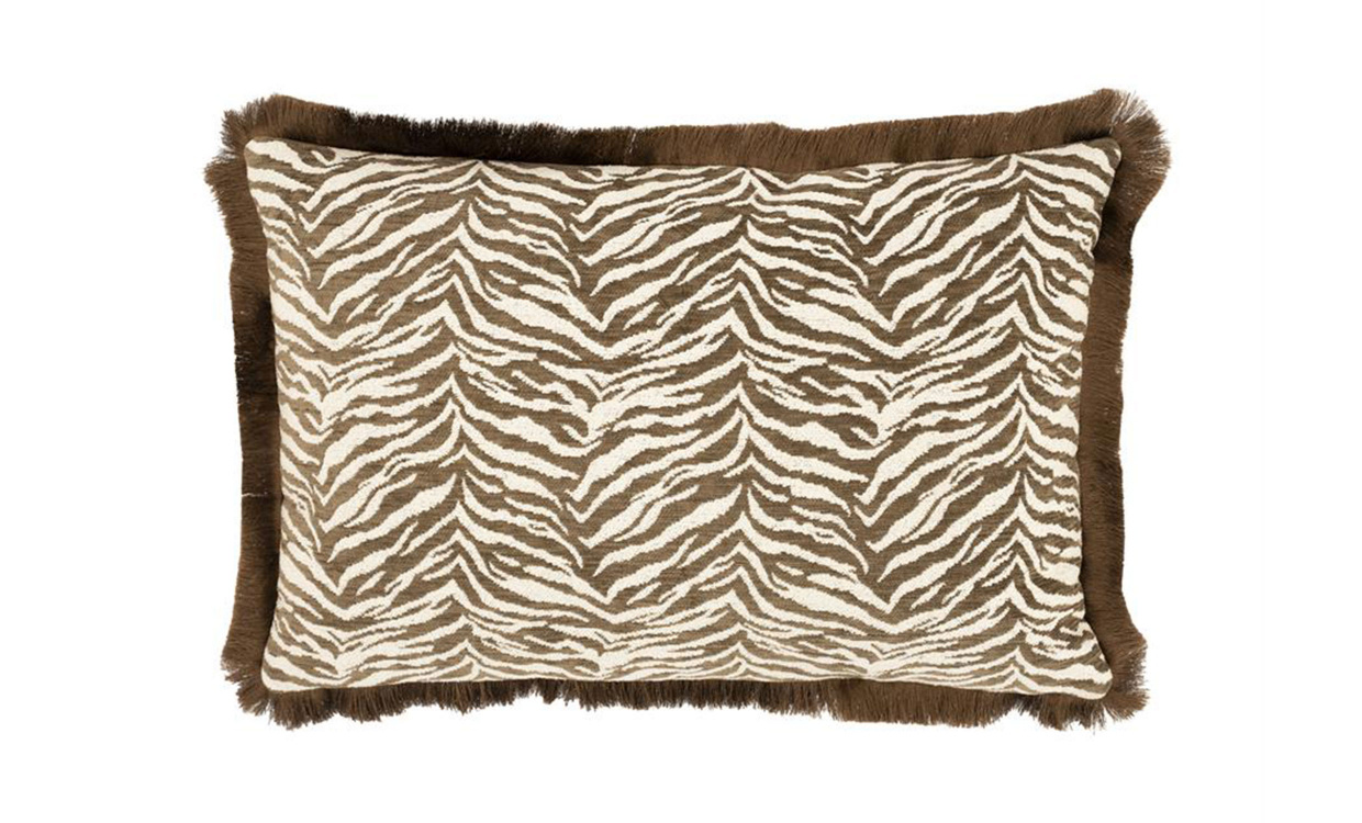 TIGRA Kudde 40x60 Brun i gruppen Mattor & Textil / Prydnadskuddar / Kuddfodral hos SoffaDirekt.se (250379)