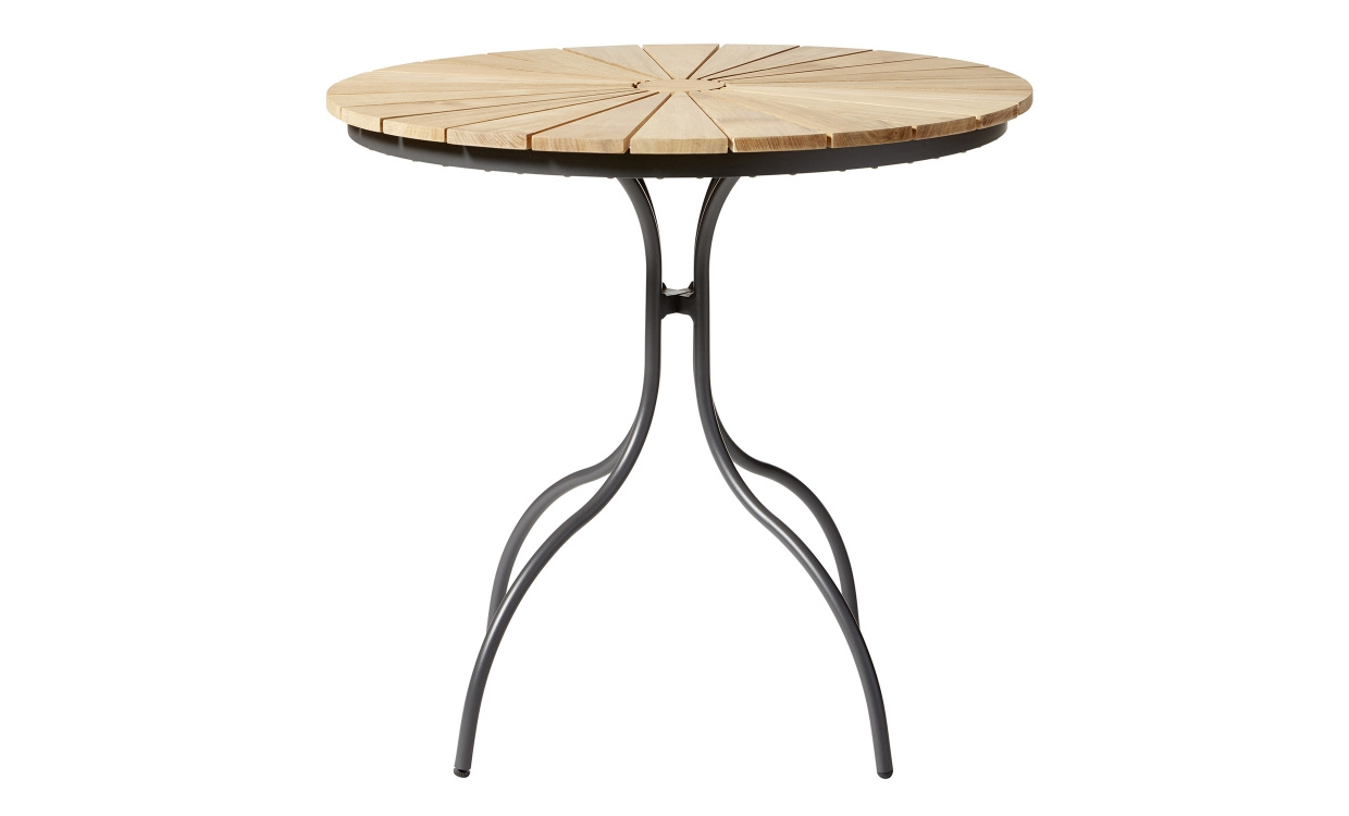 ELLEN Cafbord Teak/Gr 80 i gruppen Utembler / Trdgrdsstolar / Stolar hos SoffaDirekt.se (2525136)