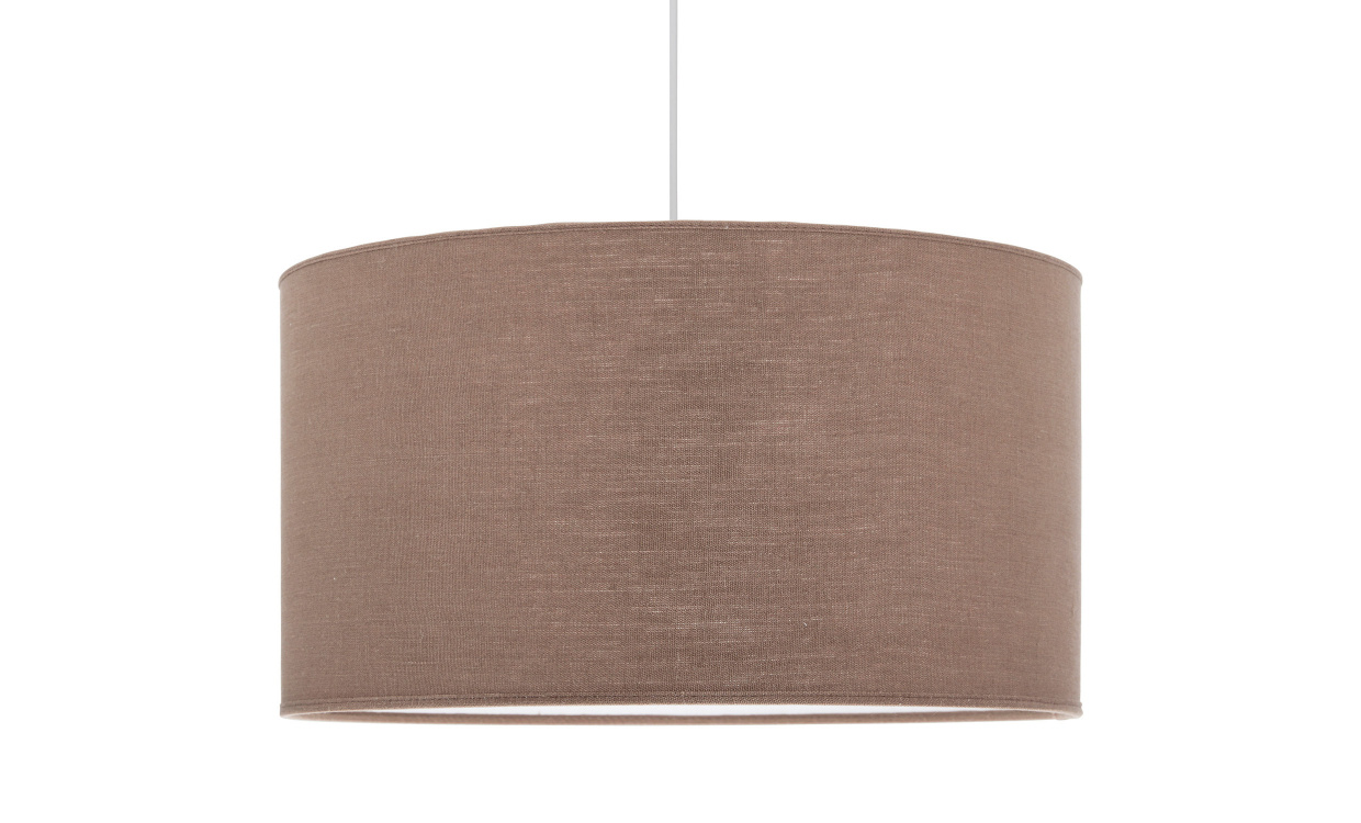 SARA Taklampa 55cm Linne Mocca i gruppen Belysning / Lampor / Taklampor hos SoffaDirekt.se (255-L063-TT01)
