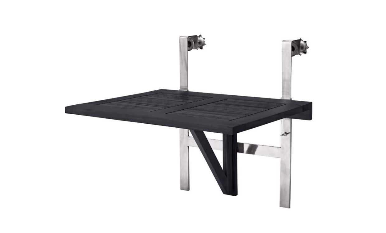 FORTUNA Balkongbord Svart i gruppen Utembler / Trdgrdsbord / Cafbord hos SoffaDirekt.se (2601021)