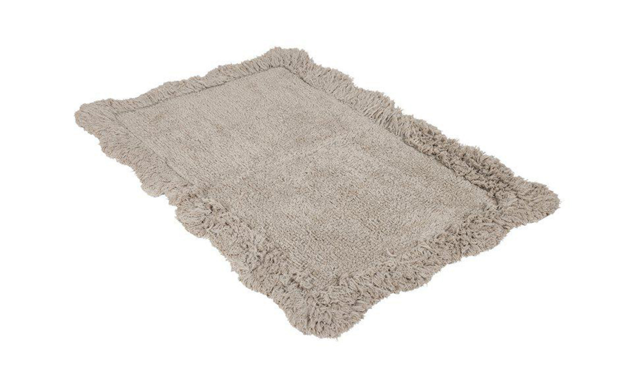 JAZY Matta 60x90 Sand i gruppen Mattor & Textil / Mattor / Bomullsmattor hos SoffaDirekt.se (260129-090-14)