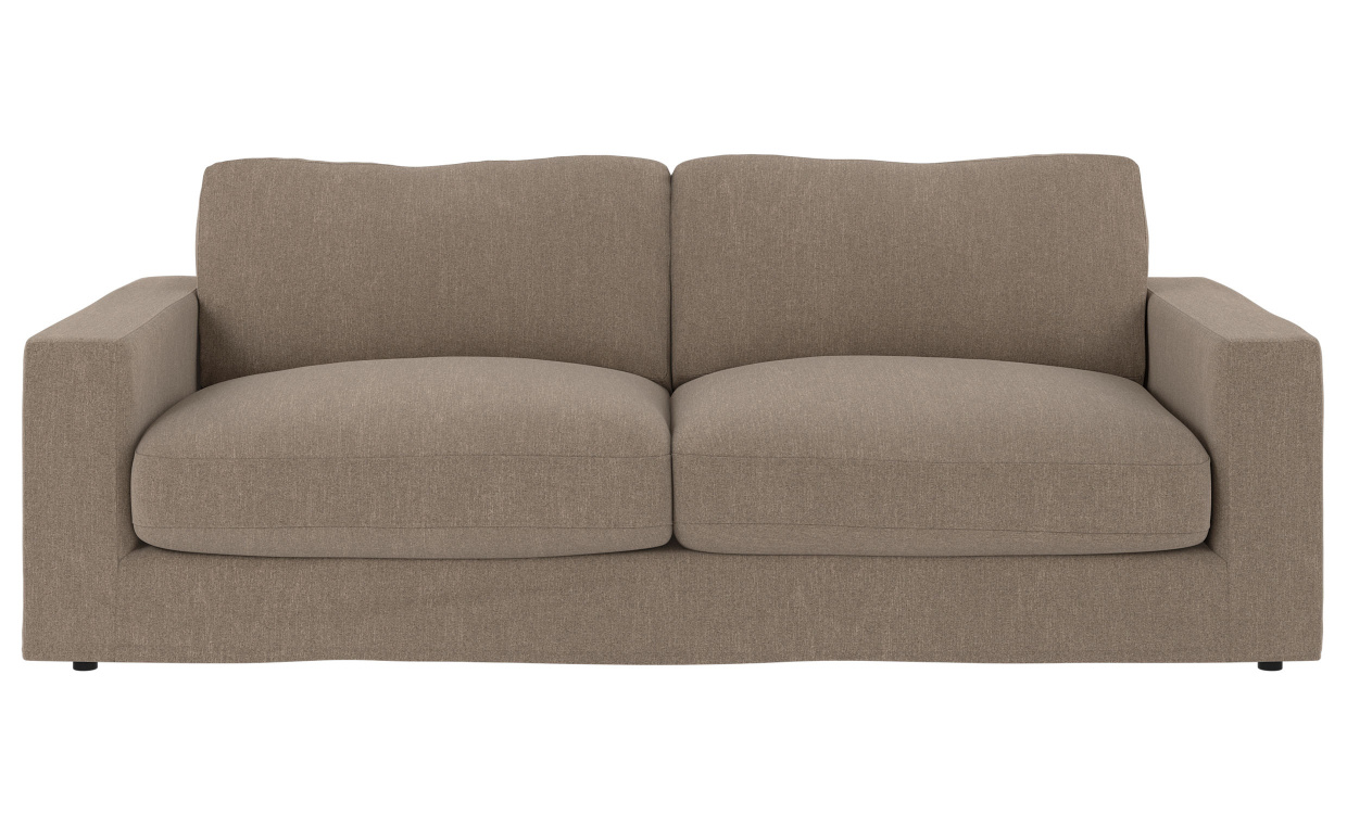 LANGDON Soffa 3-Sits Nougat i gruppen Vardagsrum / Soffor / 3-sits soffor hos SoffaDirekt.se (260260)