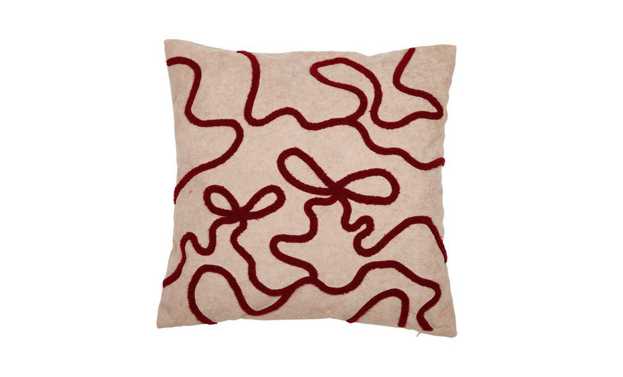 LUNA Kuddfodral 48x48 Röd i gruppen Mattor & Textil / Prydnadskuddar / Kuddfodral hos SoffaDirekt.se (260305-444-60)