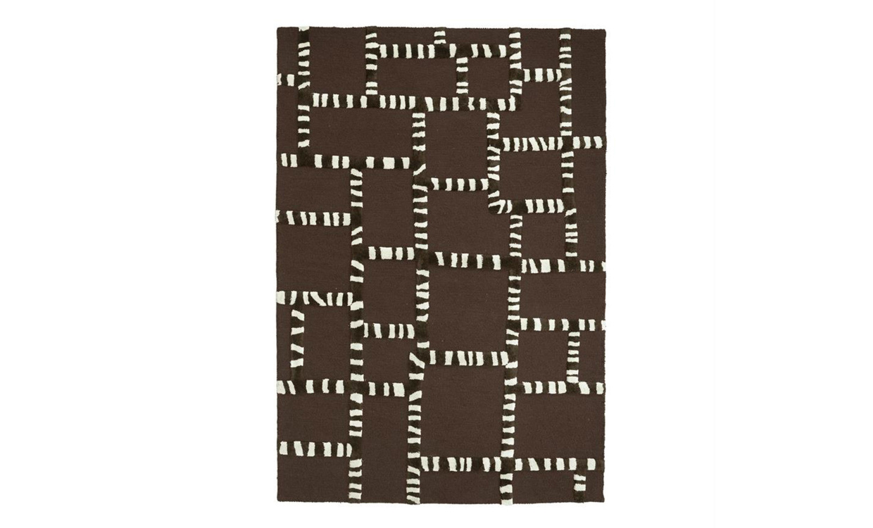 STRIPESCAPE Matta 290x190 Brun i gruppen Mattor & Textil / Mattor hos SoffaDirekt.se (260306)