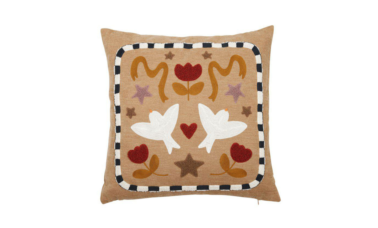 LIV Kuddfodral 48x48 Brun i gruppen Mattor & Textil / Prydnadskuddar / Kuddfodral hos SoffaDirekt.se (260318-444-70)