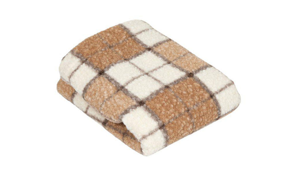 TUVA Pläd Brun i gruppen Mattor & Textil / Plädar hos SoffaDirekt.se (260322-333-70)