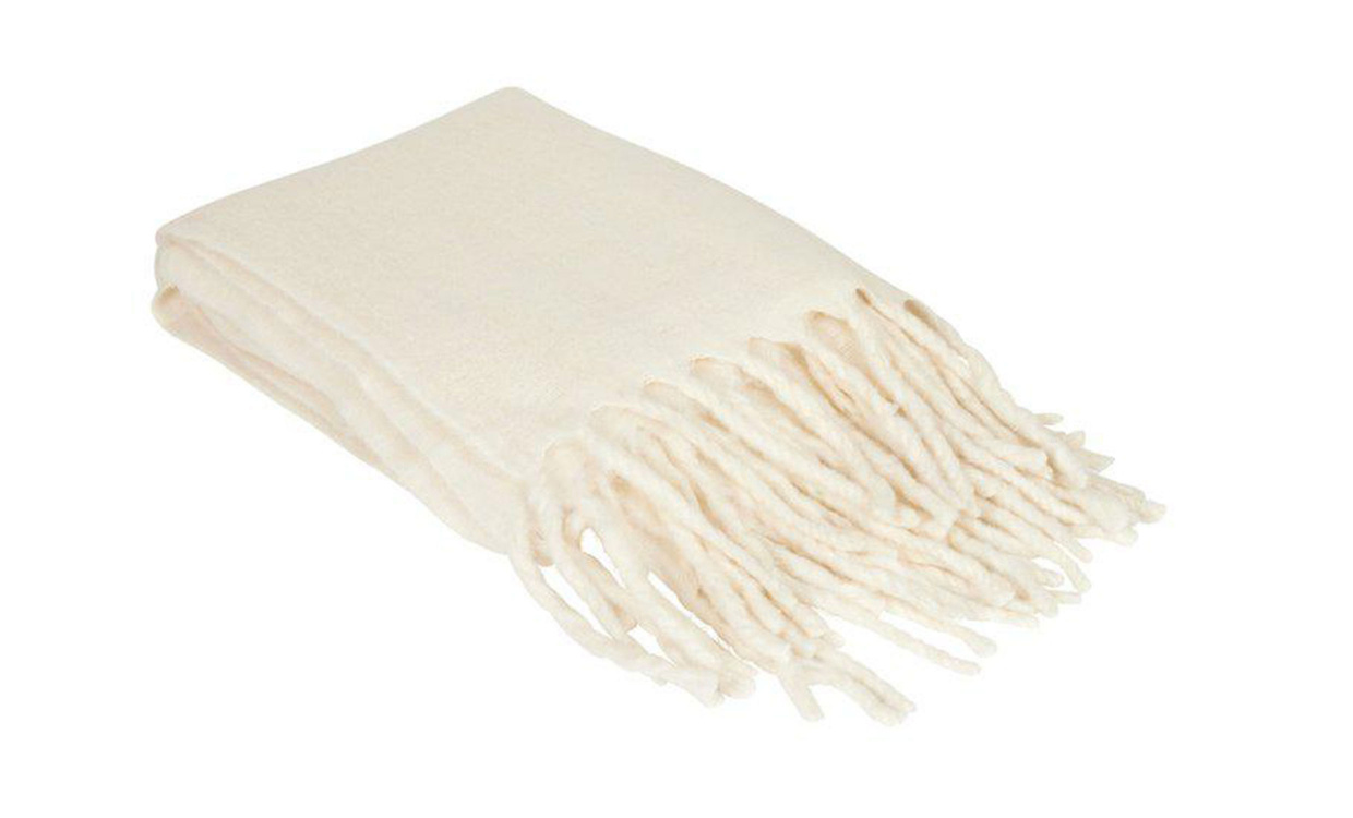 JUNI Pläd Offwhite i gruppen Mattor & Textil / Plädar hos SoffaDirekt.se (260331-111-09)