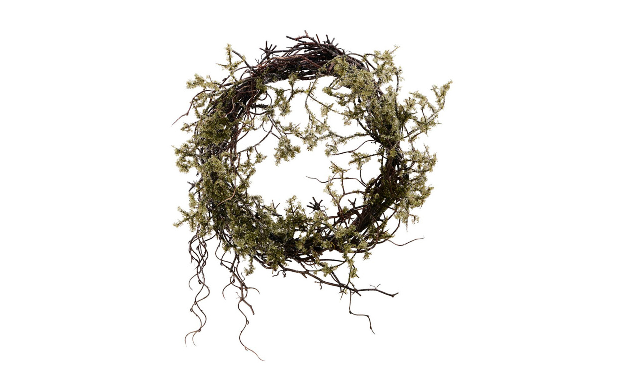 WILD MOSS Krans Natur i gruppen Dekoration hos SoffaDirekt.se (261390004)