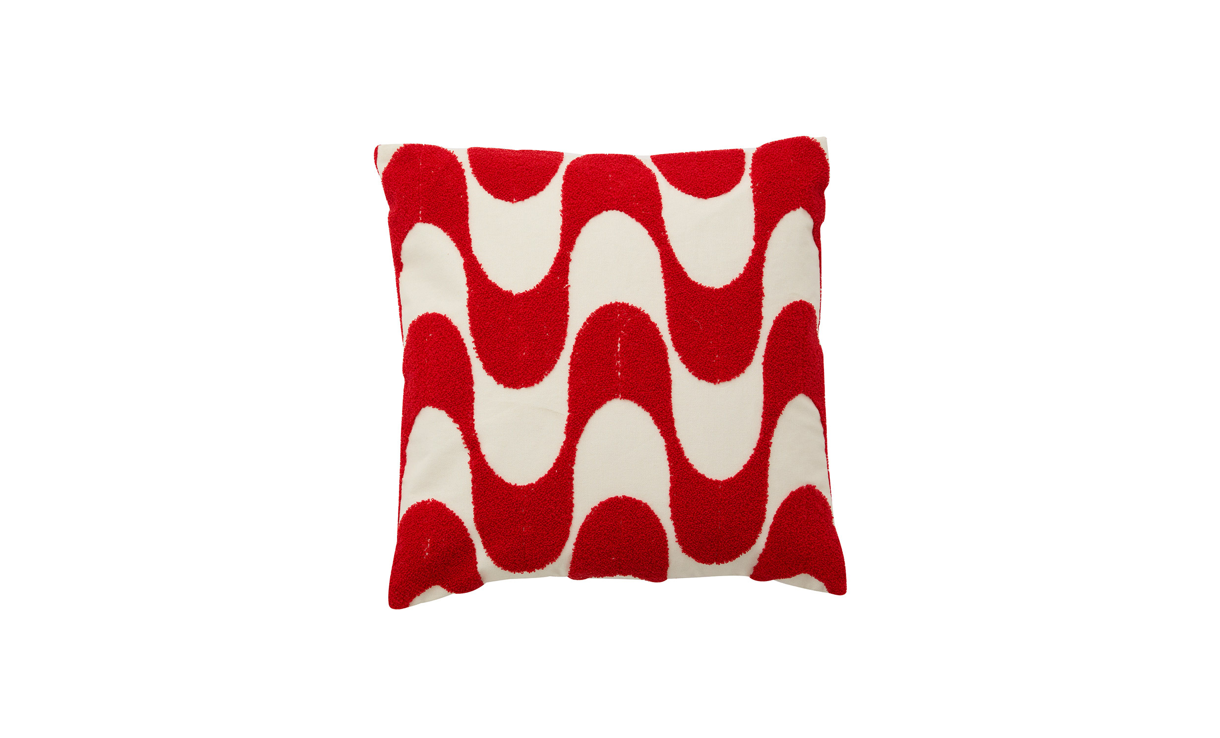 COXA Kuddfodral Ivory/Röd i gruppen Mattor & Textil / Prydnadskuddar / Kuddfodral hos SoffaDirekt.se (2632)