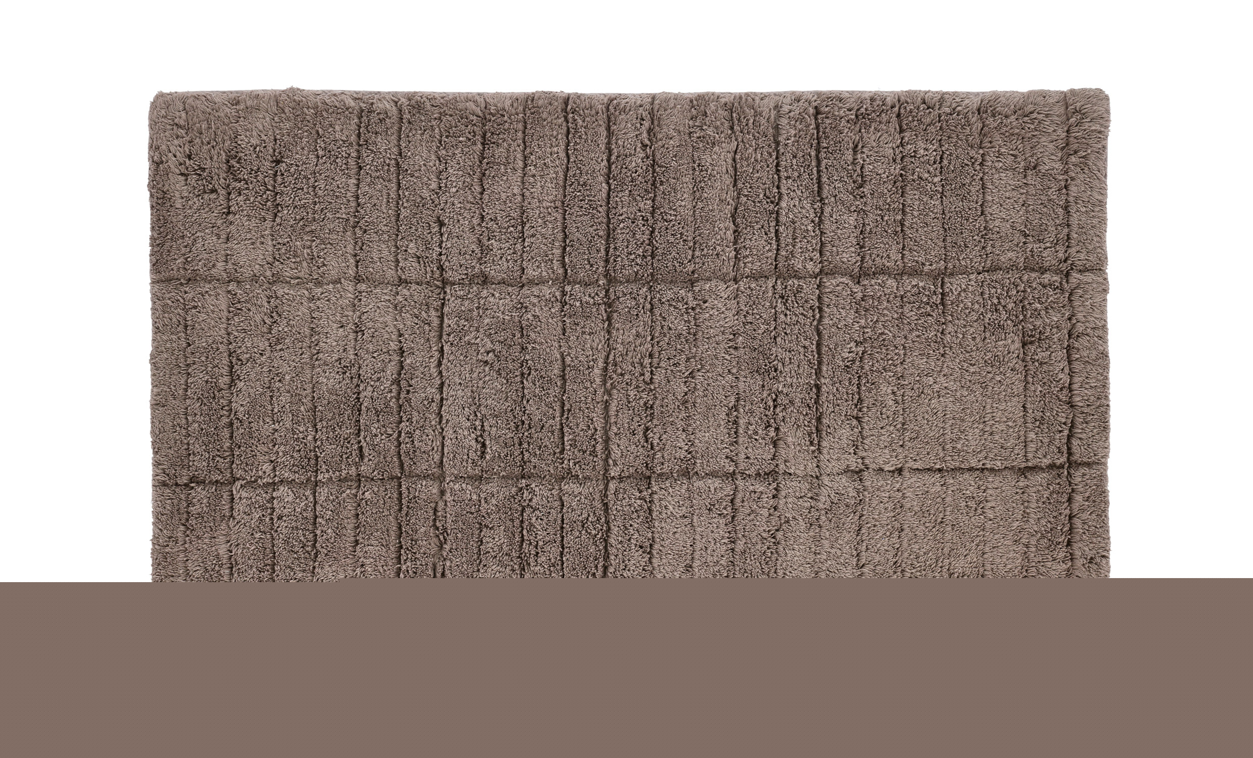 TILES Badrumsmatta 50x80 Taupe i gruppen Mattor & Textil / Mattor / Bomullsmattor hos SoffaDirekt.se (26452)