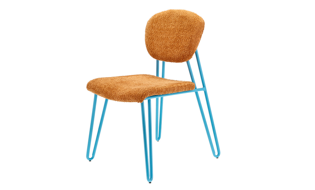 STYLES Stol Bl/Amber i gruppen Matplats / Sittmbler / Stolar hos SoffaDirekt.se (29314)