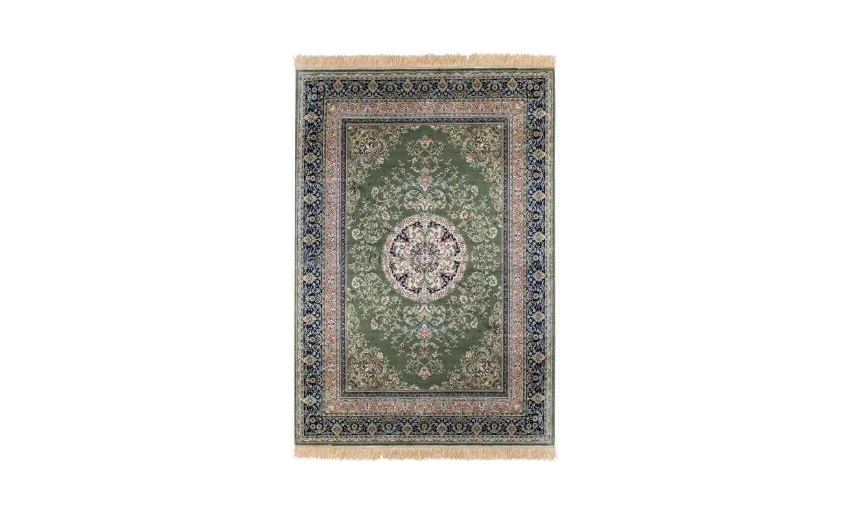 CASABLANCA Medallion 130x190 Grn i gruppen Mattor & Textil / Mattor / Orientaliska Mattor hos SoffaDirekt.se (30388)