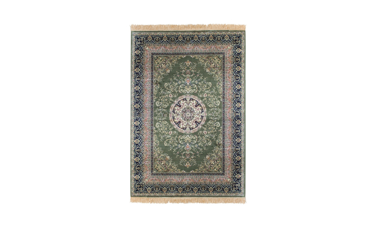 CASABLANCA Medallion 160x230 Grn i gruppen Mattor & Textil / Mattor / Orientaliska Mattor hos SoffaDirekt.se (30395)