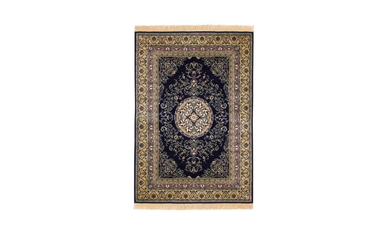 CASABLANCA Medallion 130x190 Marinbl i gruppen Mattor & Textil / Mattor / Orientaliska Mattor hos SoffaDirekt.se (30418)