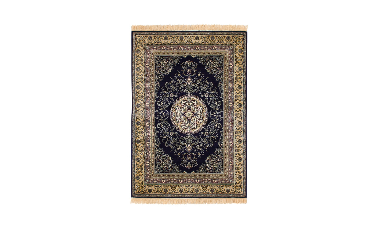 CASABLANCA Medallion 160x230 Marinblå i gruppen Mattor & Textil / Mattor / Orientaliska Mattor hos SoffaDirekt.se (30425)