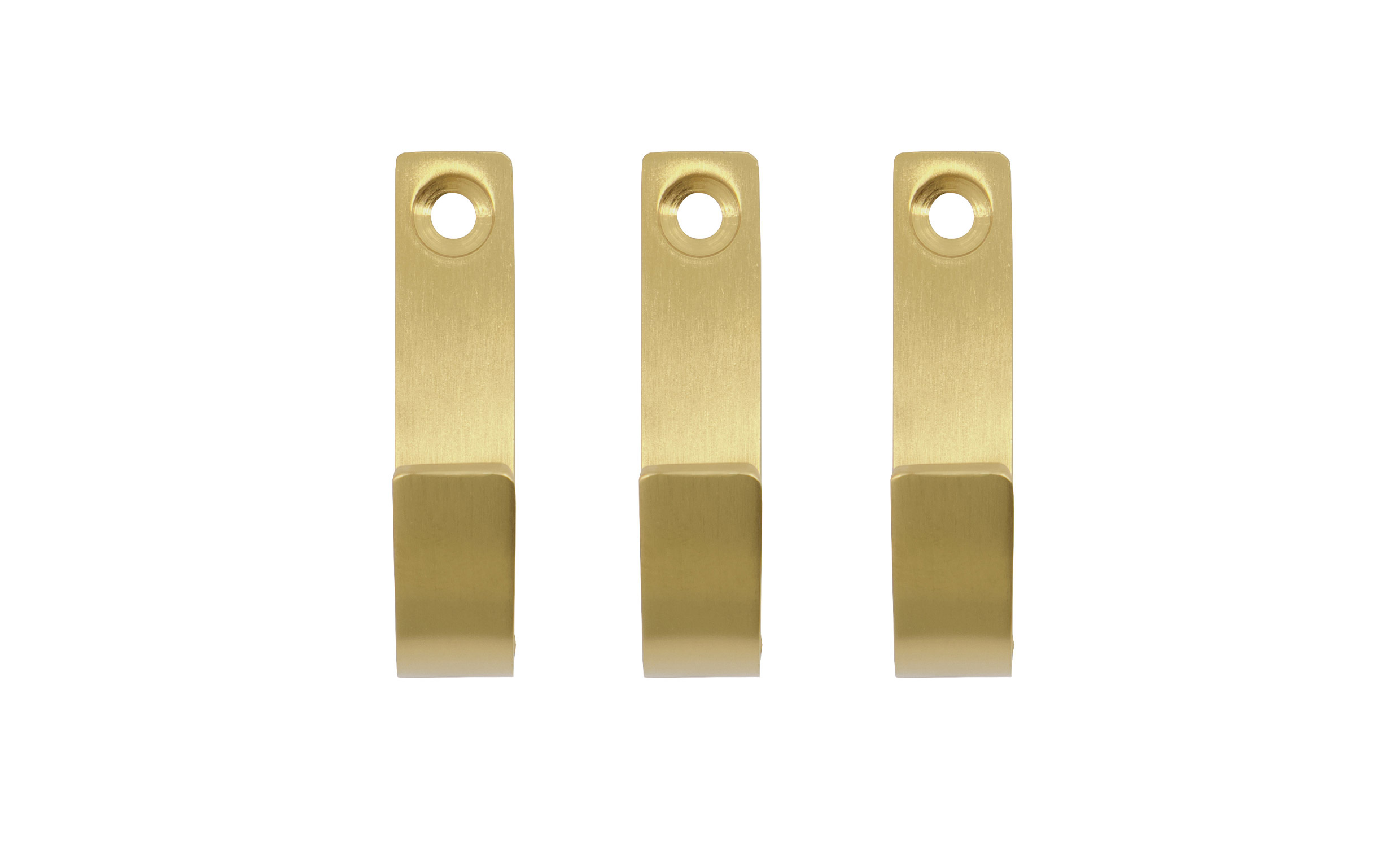 THAPSUS Krok 3-pack Borstad Mssing i gruppen Badrum / Badrumstillbehr hos SoffaDirekt.se (308580110)