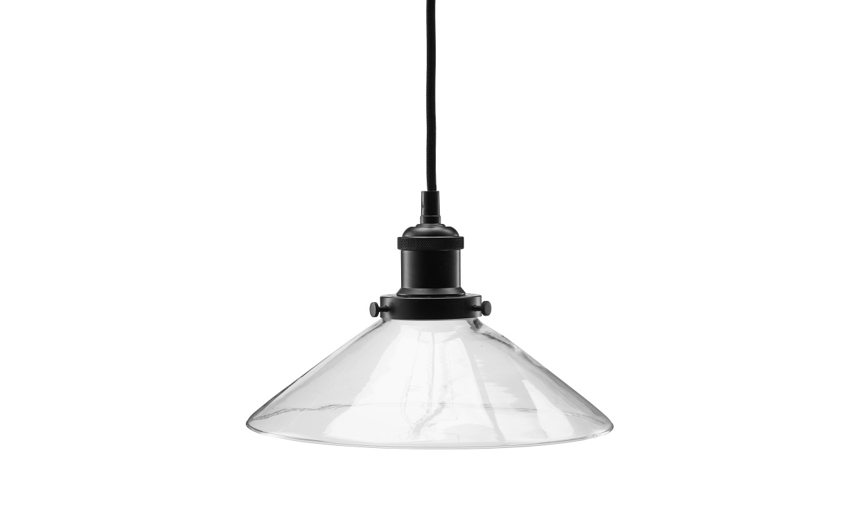 AUGUST Fnsterlampa 25 cm Klar/Svart i gruppen Belysning / Lampor / Fnsterlampor hos SoffaDirekt.se (3122500)