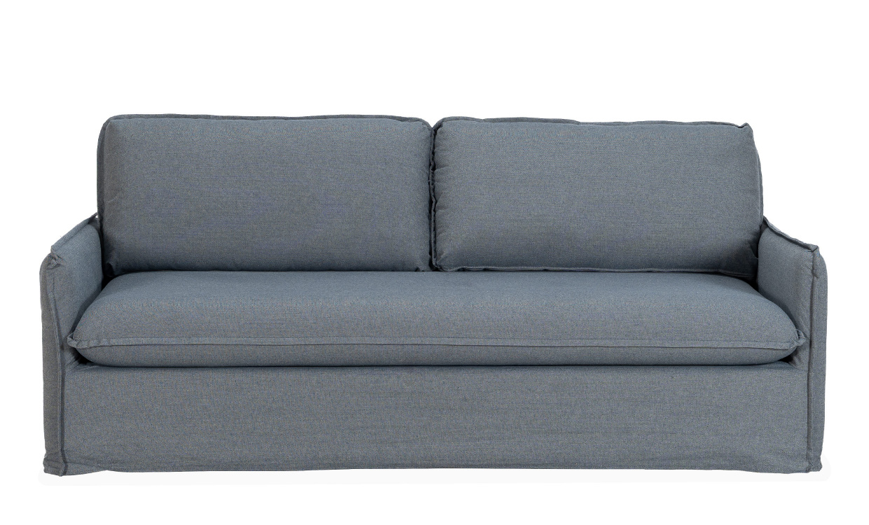 SANDE Bddsoffa Denimbl i gruppen Vardagsrum / Soffor / Bddsoffor hos SoffaDirekt.se (3193-SAN3S-06741D)