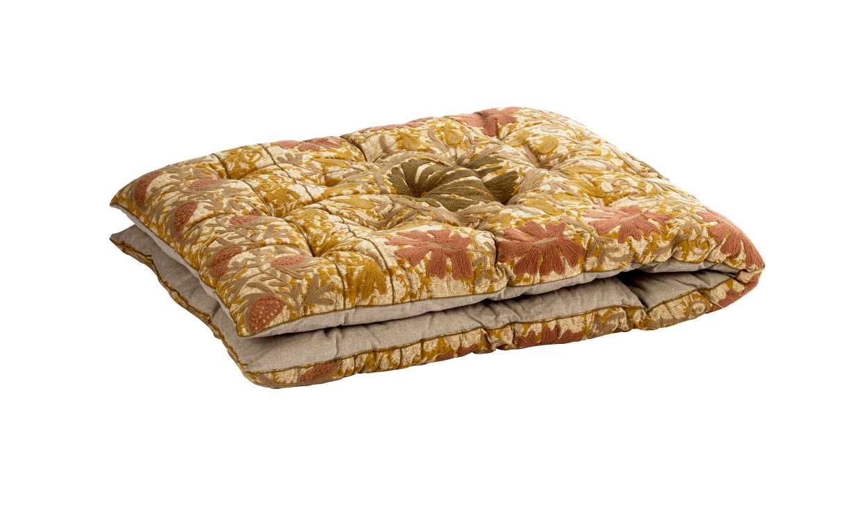 SUZANI Dyna 70x180 Senap/Multi i gruppen Mattor & Textil / Dynor hos SoffaDirekt.se (325-09)