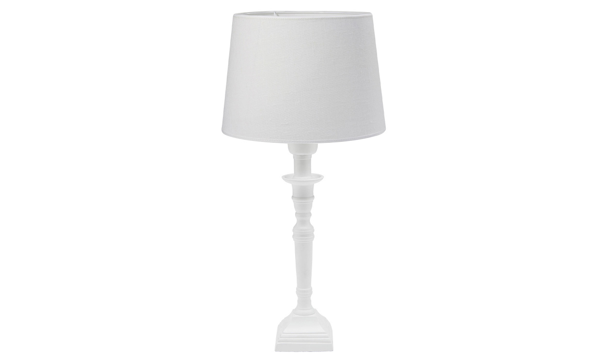 SALONG Bordslampa 46cm Vit i gruppen Belysning / Lampor / Bordslampor hos SoffaDirekt.se (331010-20FR01)