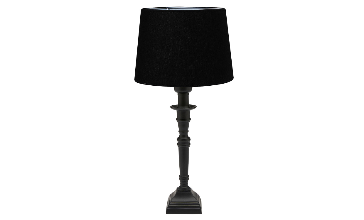 SALONG Bordslampa 46cm Svart i gruppen Belysning / Lampor / Bordslampor hos SoffaDirekt.se (331303-20FR09)