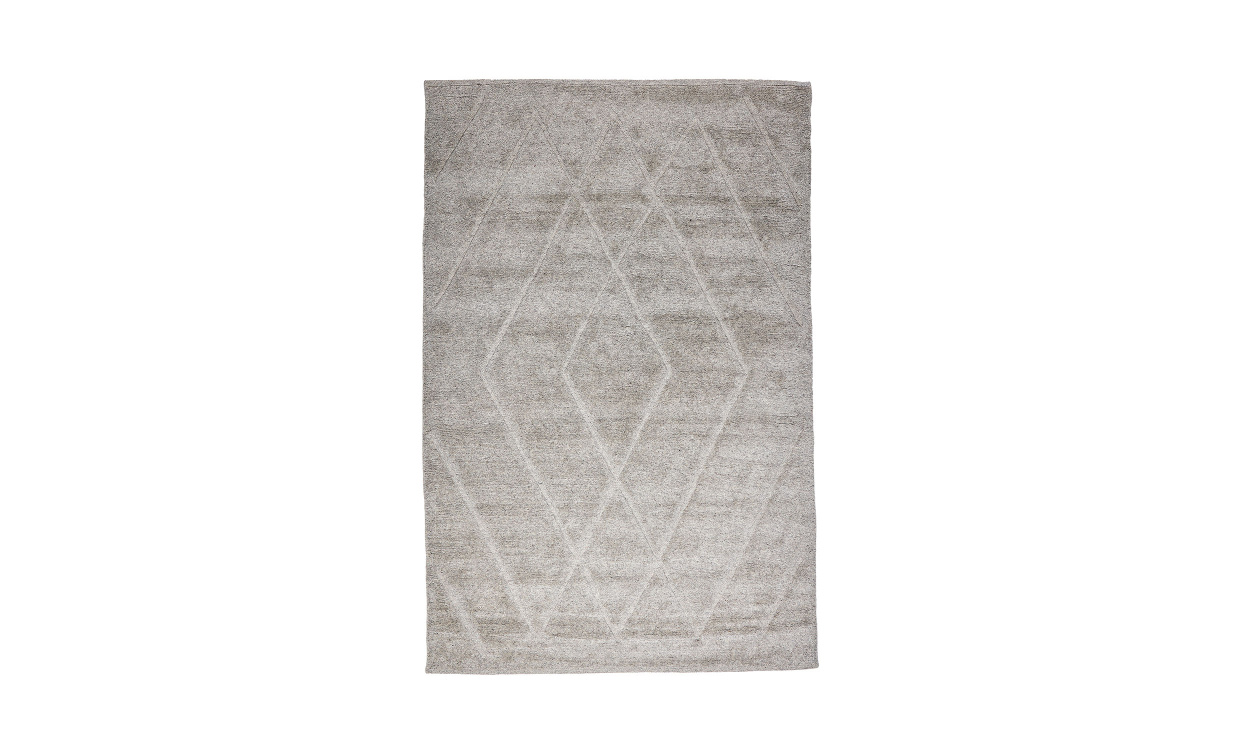 GITTAN Ullmatta 240x340 Gr� i gruppen Mattor & Textil / Mattor / Ullmattor & R�llakan hos SoffaDirekt.se (362-76)