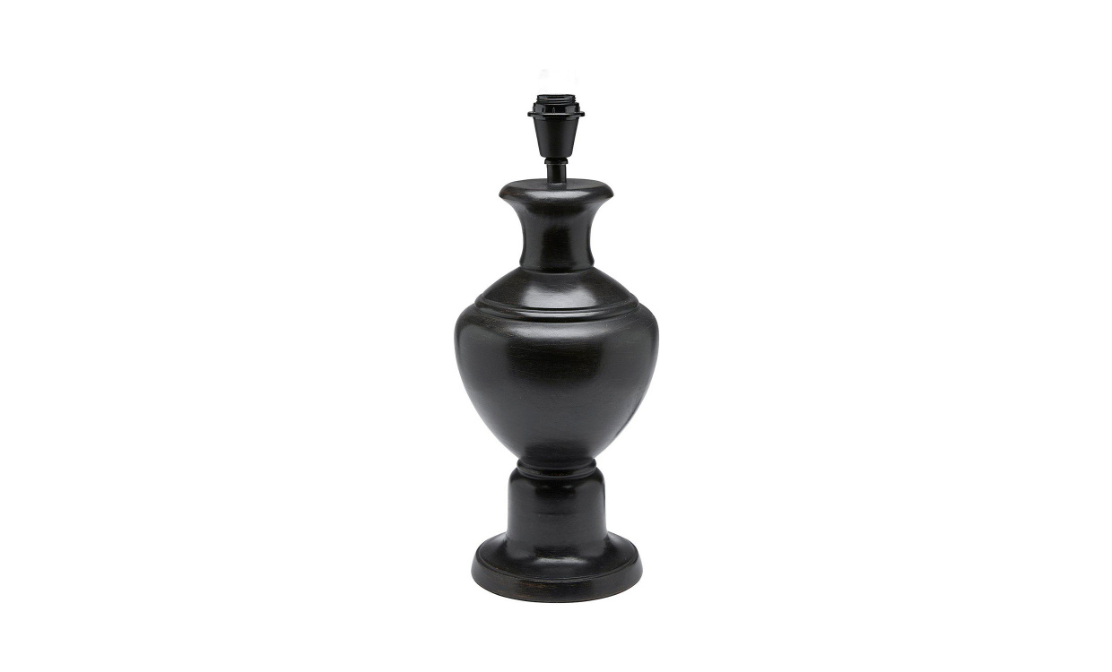 ALMA Lampfot 48 cm Blackbrown i gruppen Belysning / Lampor / Lampftter hos SoffaDirekt.se (3704803)