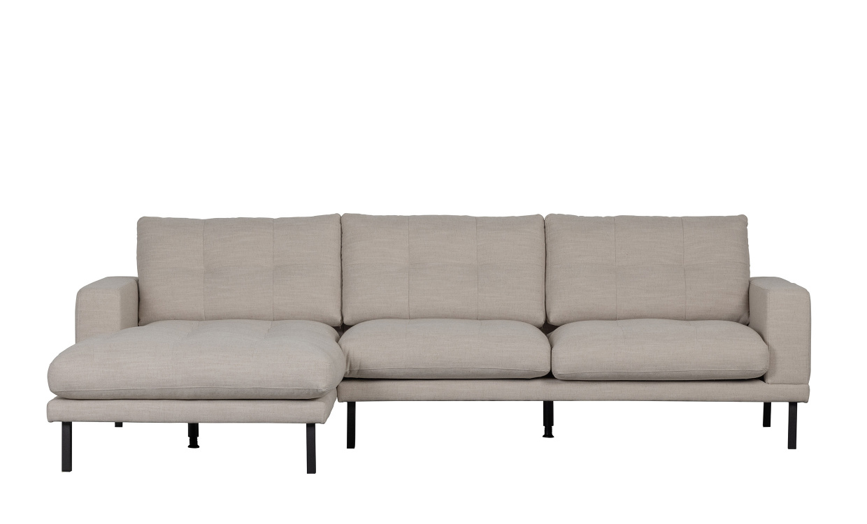 RIVER Divansoffa Vnster Beige i gruppen Vardagsrum / Soffor / Divansoffor hos SoffaDirekt.se (373407-N)