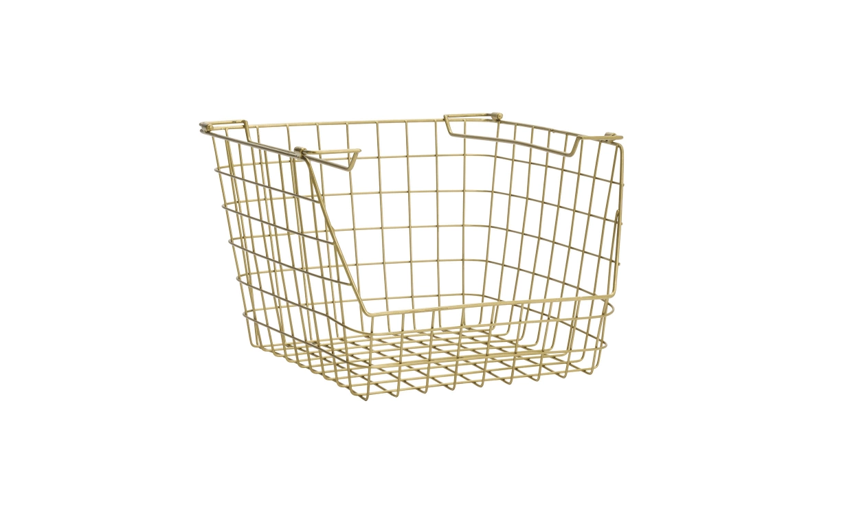 KORG Stapelbar Antikm�ssing M i gruppen Dekoration / Korgar och F�rvaring hos SoffaDirekt.se (37537AB)