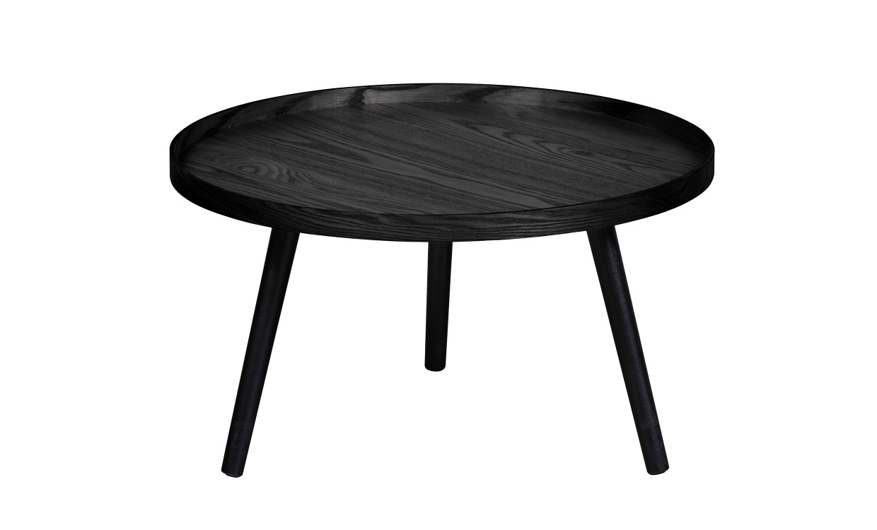 MESA Sidobord L Tr Svart i gruppen Vardagsrum / Soffbord hos SoffaDirekt.se (375431-Z)