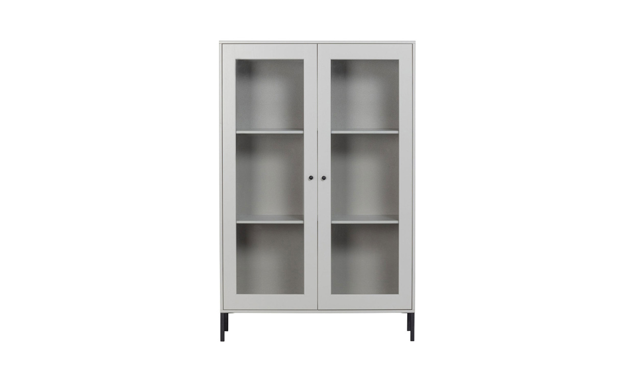 XAM Vitrinsk�p Gr� i gruppen Vardagsrum / F�rvaringsm�bler / Vitrinsk�p hos SoffaDirekt.se (375861-W)