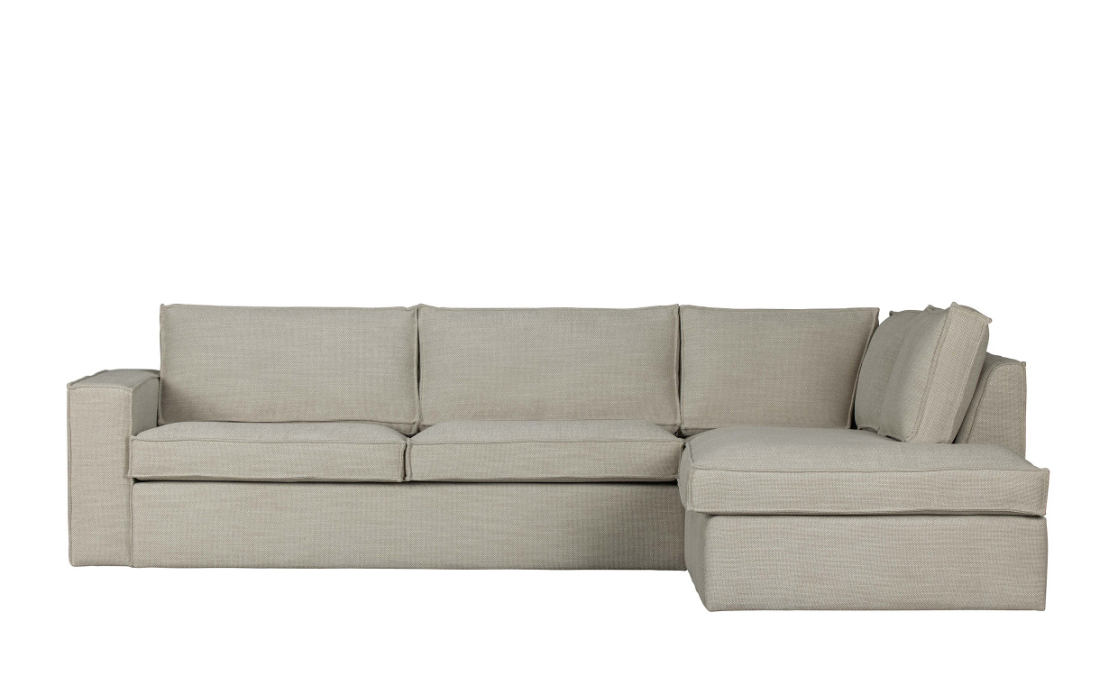 FREDDIE Divansoffa Hger Beige i gruppen Vardagsrum / Soffor hos SoffaDirekt.se (377319-N)