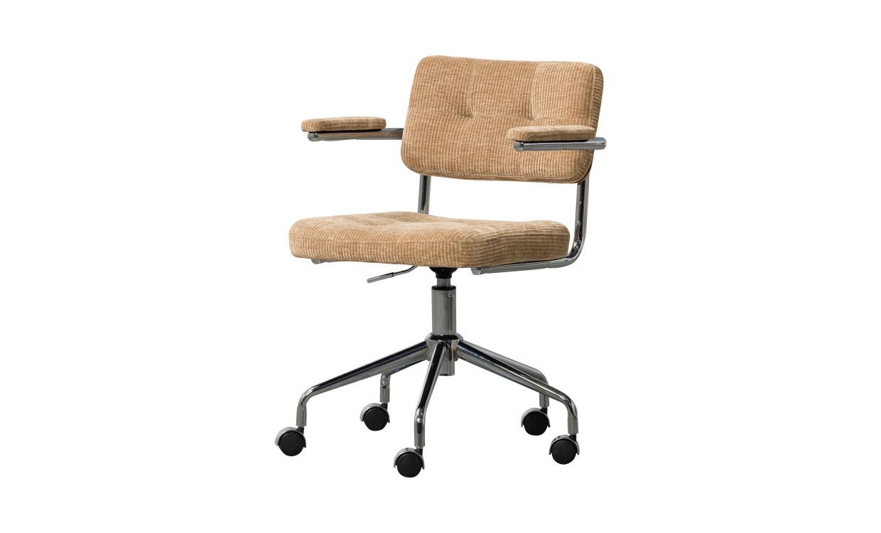 KOVA Skrivbordsstol Sand i gruppen Vardagsrum / F�rvaringsm�bler / Skrivbord hos SoffaDirekt.se (377538-D)