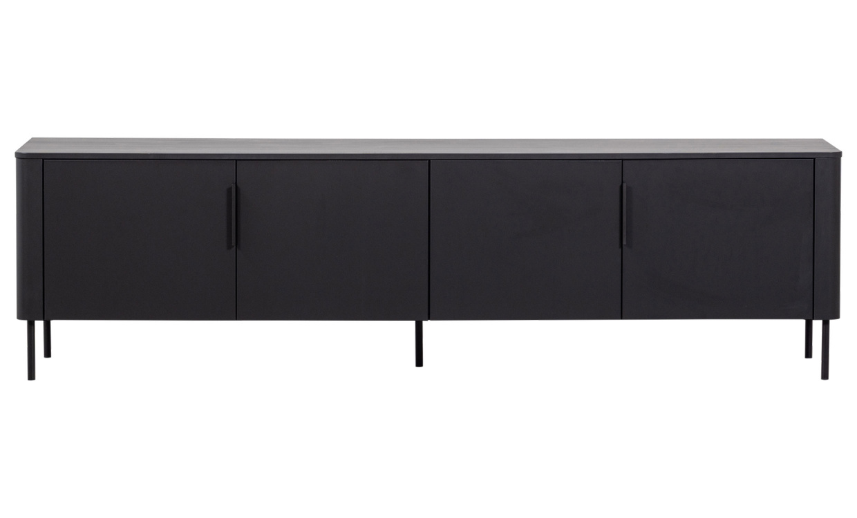 GUNNAR TV-B�nk 200 Svart i gruppen Vardagsrum / F�rvaringsm�bler / TV-B�nkar hos SoffaDirekt.se (377594-MZ)