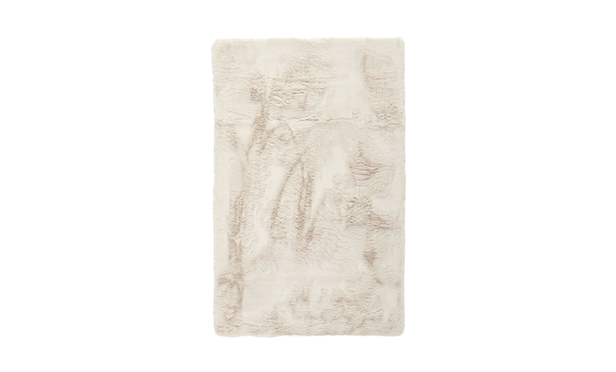 WILLE Matta 80x130 Naturvit i gruppen Mattor & Textil / Mattor / Ryamattor hos SoffaDirekt.se (382-500)
