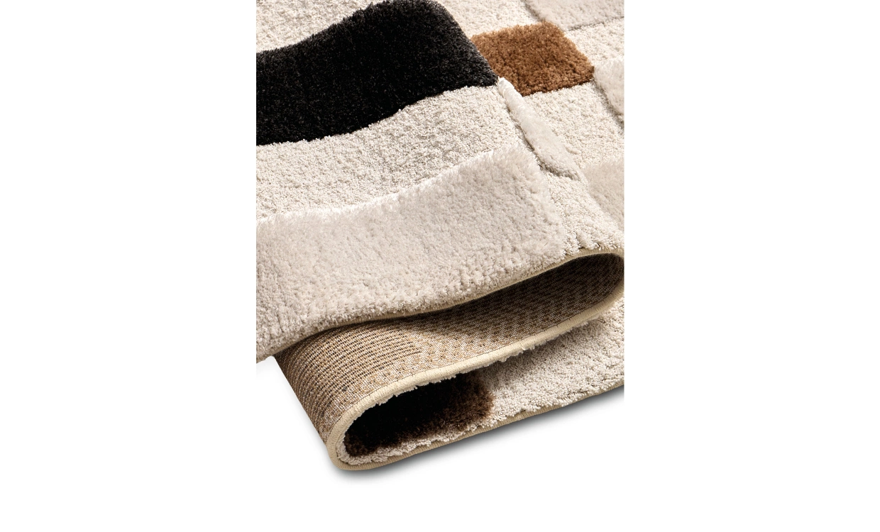 BOSSE Ryamatta 160x230 Vit i gruppen Mattor & Textil / Mattor / Ryamattor hos SoffaDirekt.se (383-54)