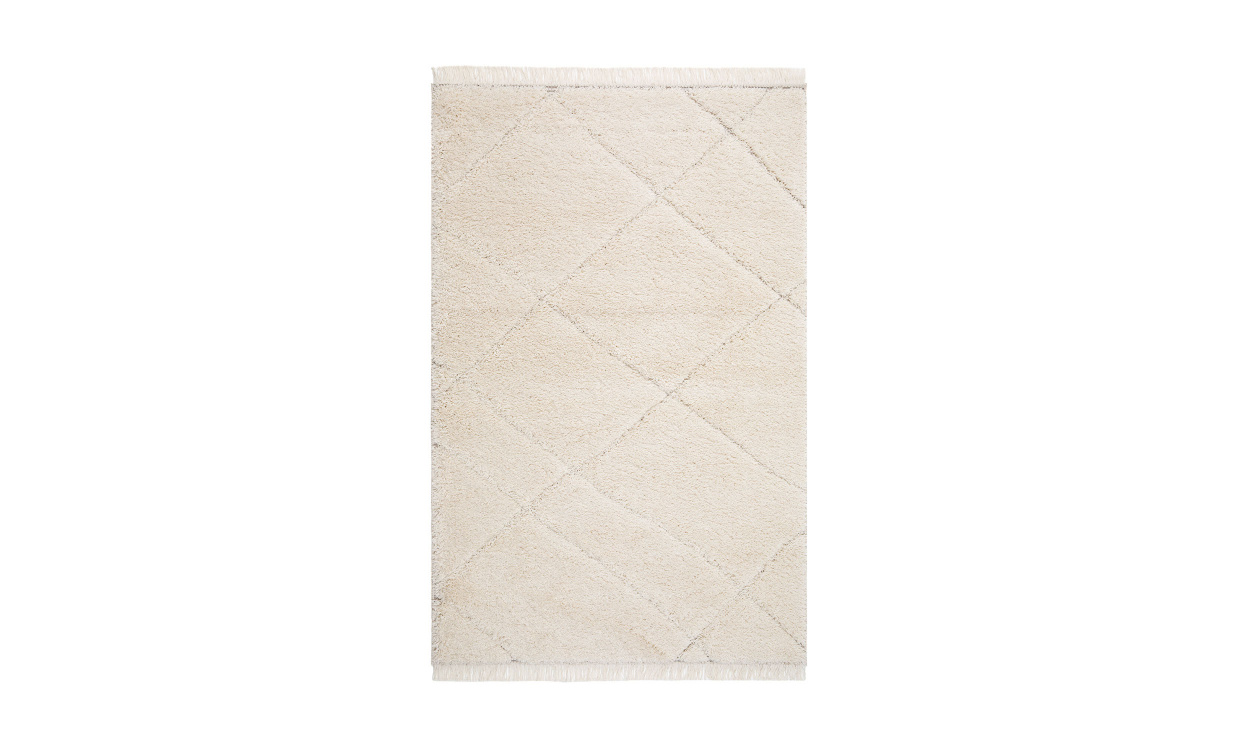 ANTON Matta Vit 275x380 i gruppen Mattor & Textil / Mattor / Ryamattor hos SoffaDirekt.se (38588)