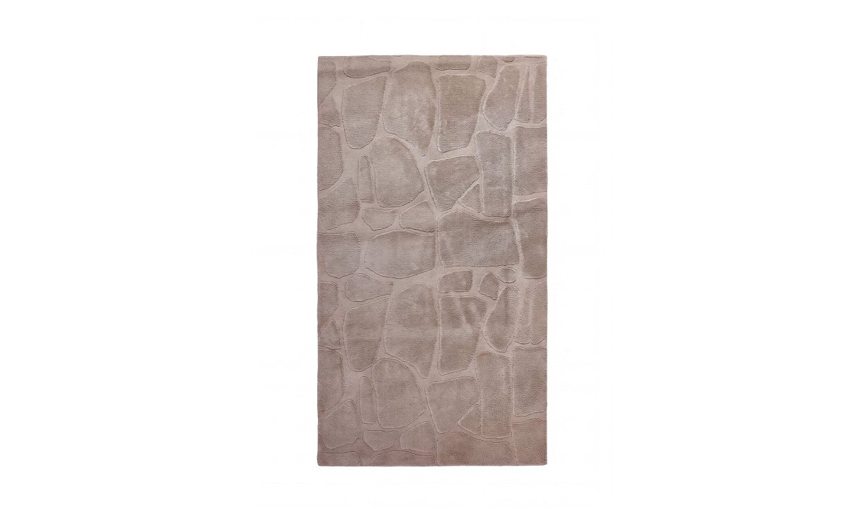 OLIWIA Matta 80x135 Taupe i gruppen Mattor & Textil / Mattor / Ryamattor hos SoffaDirekt.se (3880-70)