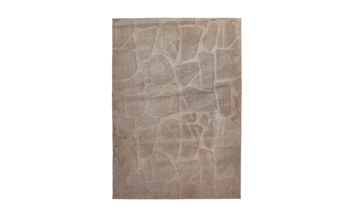 OLIWIA Matta 160x230 Taupe i gruppen Mattor & Textil / Mattor / Ryamattor hos SoffaDirekt.se (3880-74)