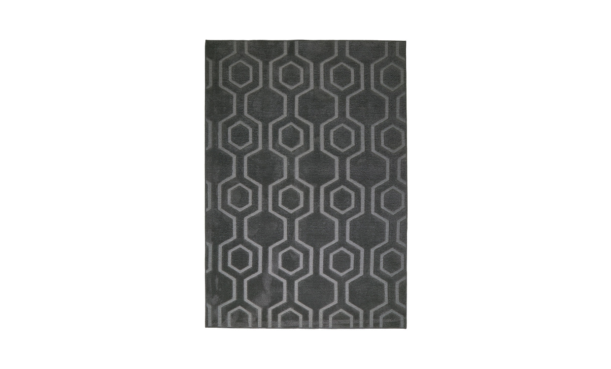 RAMEN Matta 160x230 Gr� i gruppen Mattor & Textil / Mattor / Wiltonmattor hos SoffaDirekt.se (3881-64)