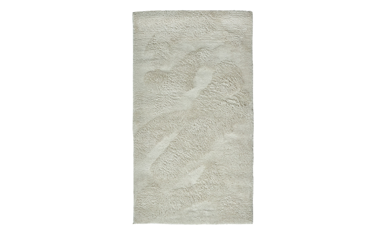 BIBBI Ryamatta 60x110 Vit i gruppen Mattor & Textil / Mattor / Ryamattor hos SoffaDirekt.se (3883-00)