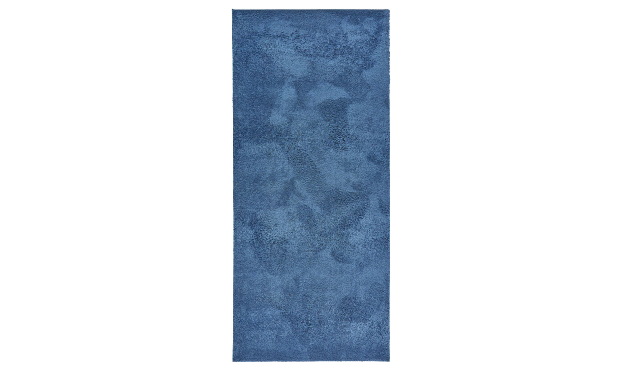 BIBBI Ryamatta 80x180 Bl i gruppen Mattor & Textil / Mattor / Ryamattor hos SoffaDirekt.se (3883-22)