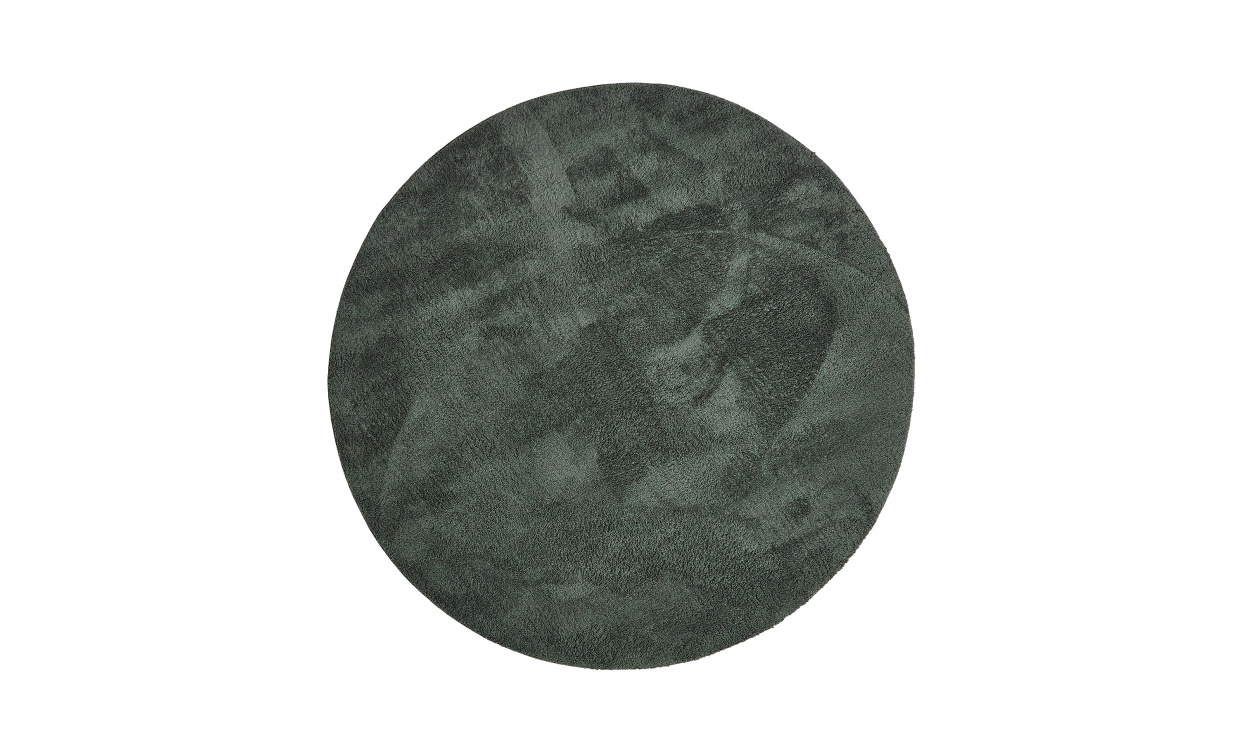 BIBBI Ryamatta 120 M�rkgr�n i gruppen Mattor & Textil / Mattor / Ryamattor hos SoffaDirekt.se (3883-37)