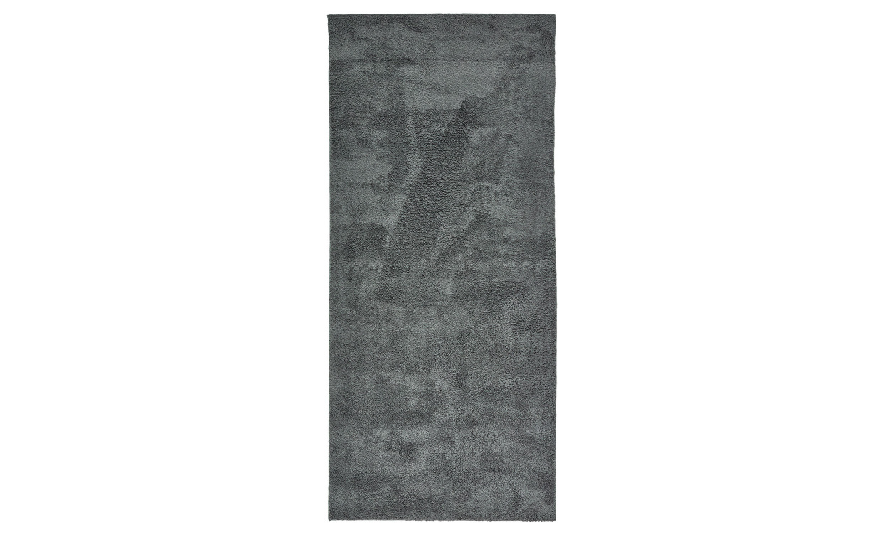 BIBBI Ryamatta 80x180 Mrkgr i gruppen Mattor & Textil / Mattor / Ryamattor hos SoffaDirekt.se (3883-92)