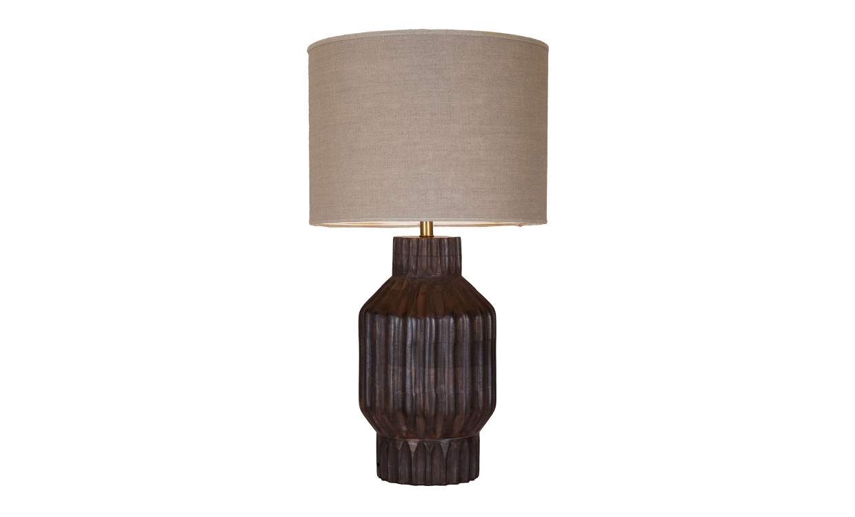 TURI Bordslampa 64cm Mörkbrun i gruppen Belysning / Lampor / Bordslampor hos SoffaDirekt.se (3915508-L021)