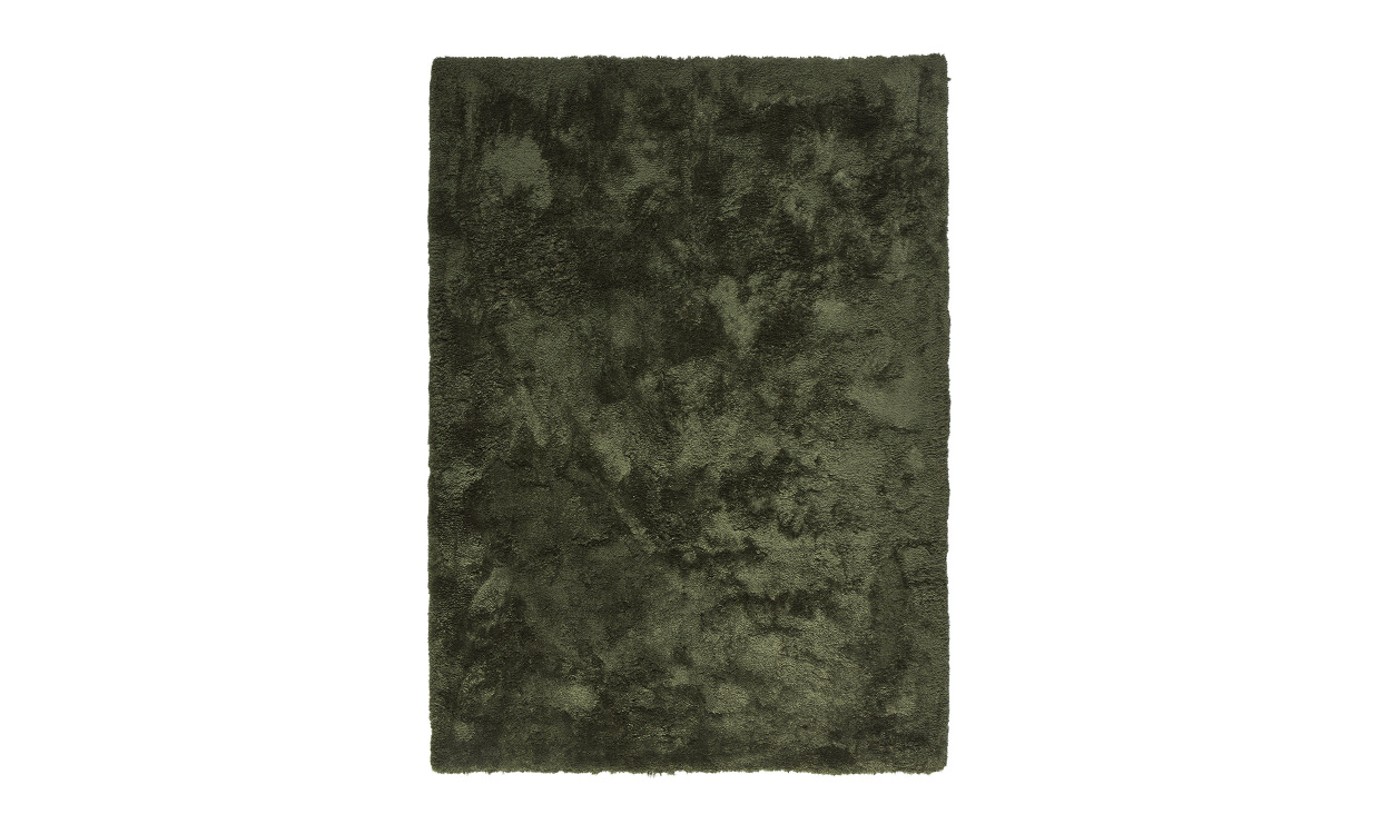 SANJA Ryamatta 200x290 Olivgrn i gruppen Mattor & Textil / Mattor / Ryamattor hos SoffaDirekt.se (399-65)